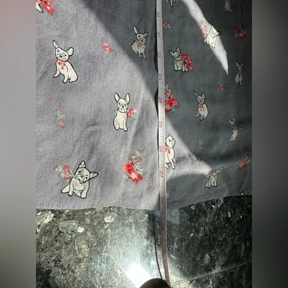 Oliver Bonas Violet Rufus Frenchie Dog Print Dress French Bulldogs Size 10 M - Picture 12 of 16